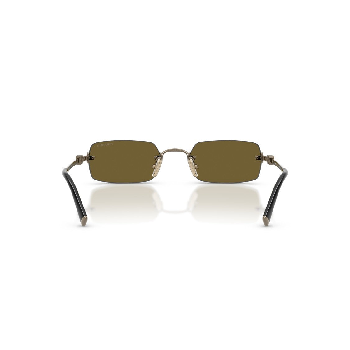 Miu Miu 0Mu B50s Rectangular Metal Frame Sunglasses