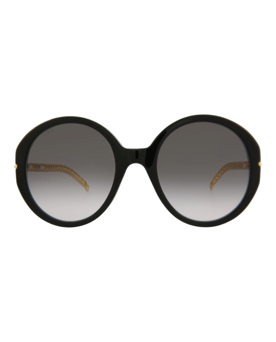 Gucci Oval-Frame Acetate Sunglasses