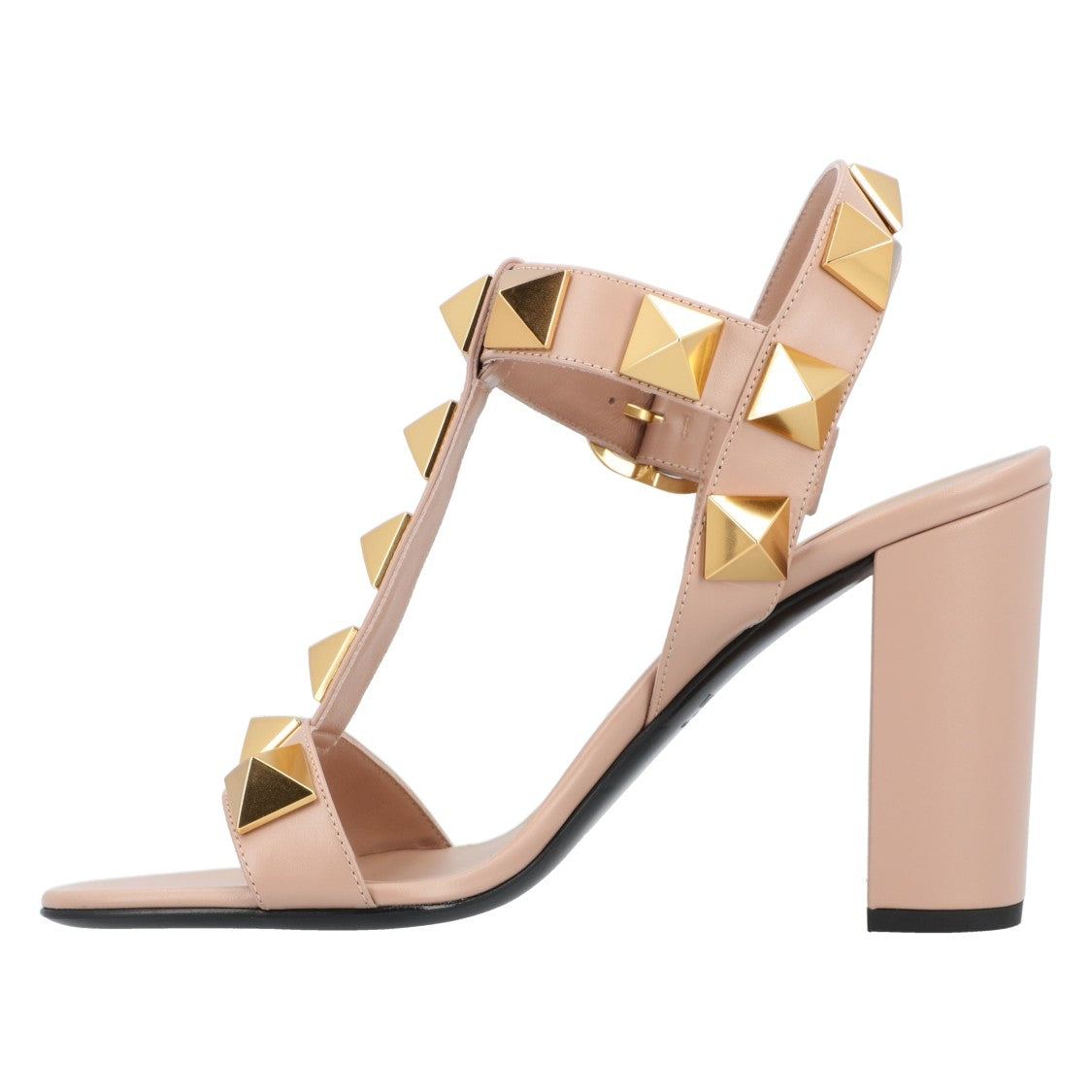 Valentino Roman Stud Sandals 90Mm Nude