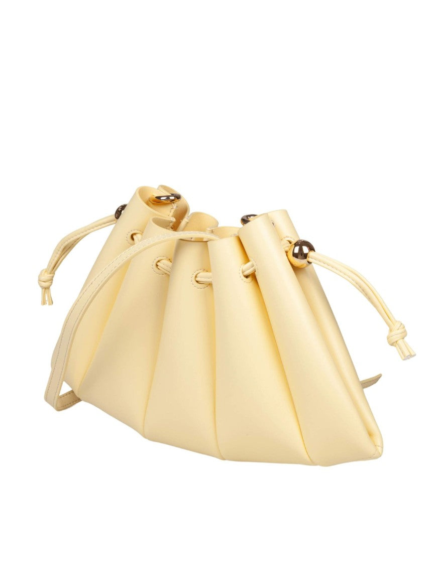 Themoirè Calipso Vegan Leather Bag, Yellow