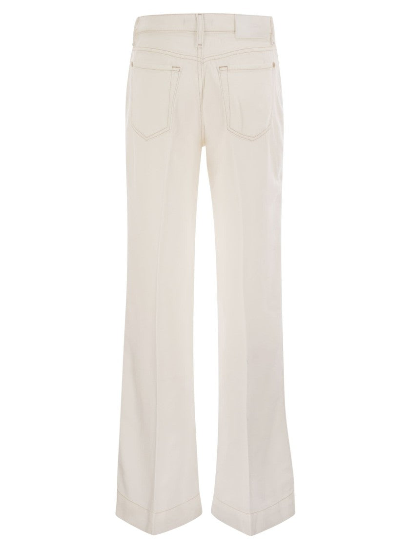 7 For All Mankind Modern Dojo Tailorless - High Waisted Flared Jeans