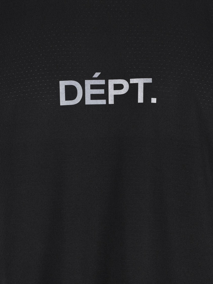 Gallery Dept. Classic Black T-Shirt With Crew Neckline And Short Sleeves