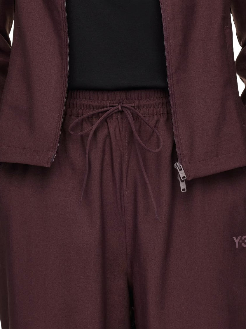 Y-3 Wide-Leg Trousers With Elasticated Waistband