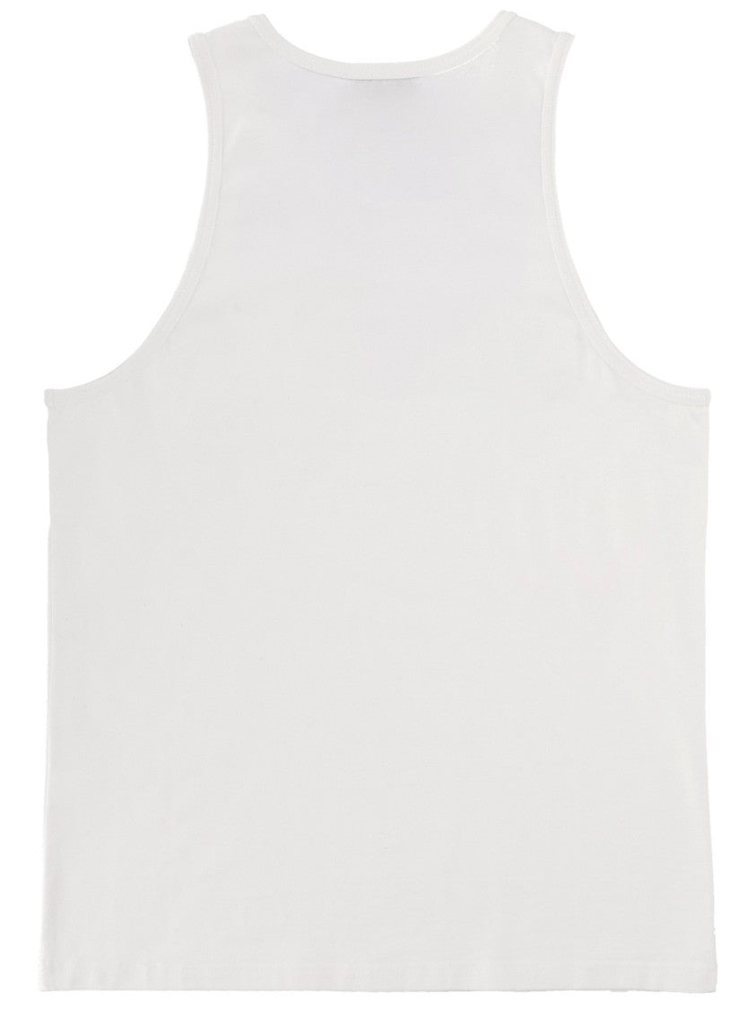 Givenchy Black Logo Printed Cotton Tank Top