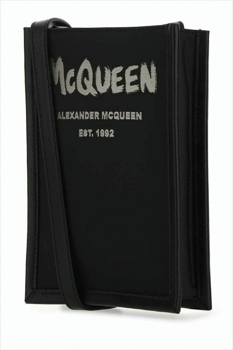 Alexander Mcqueen Rectangular Crossbody Bag With Bold Print