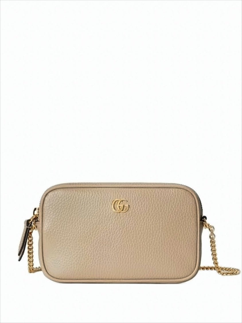 Gucci Textured Leather Shoulder Bag