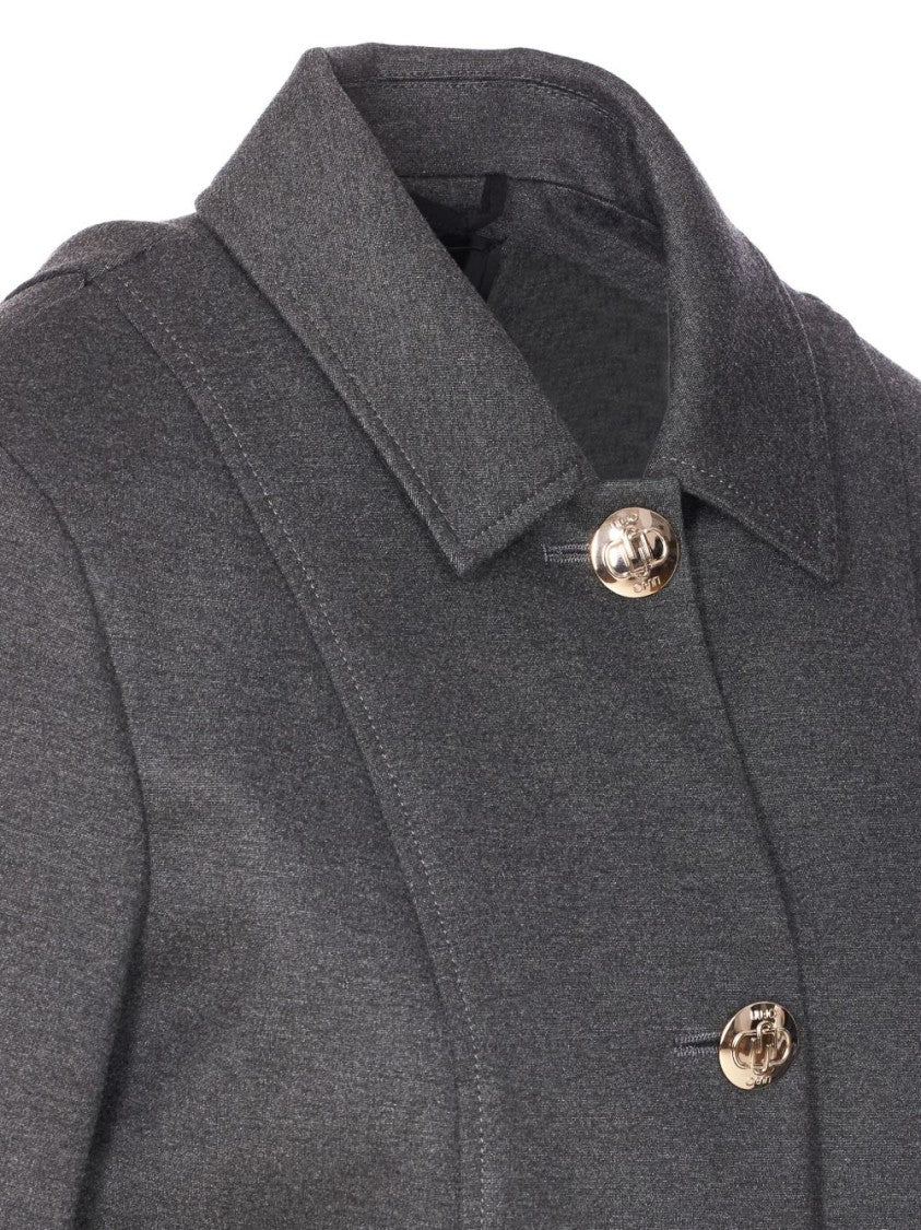 Liu Jo Tailored Lightweight Jacket With Metallic Button Detailing