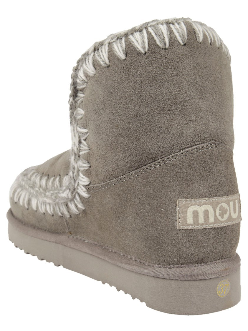 Mou Eskimo 18 Sheepskin Hand-Crocheted Boots