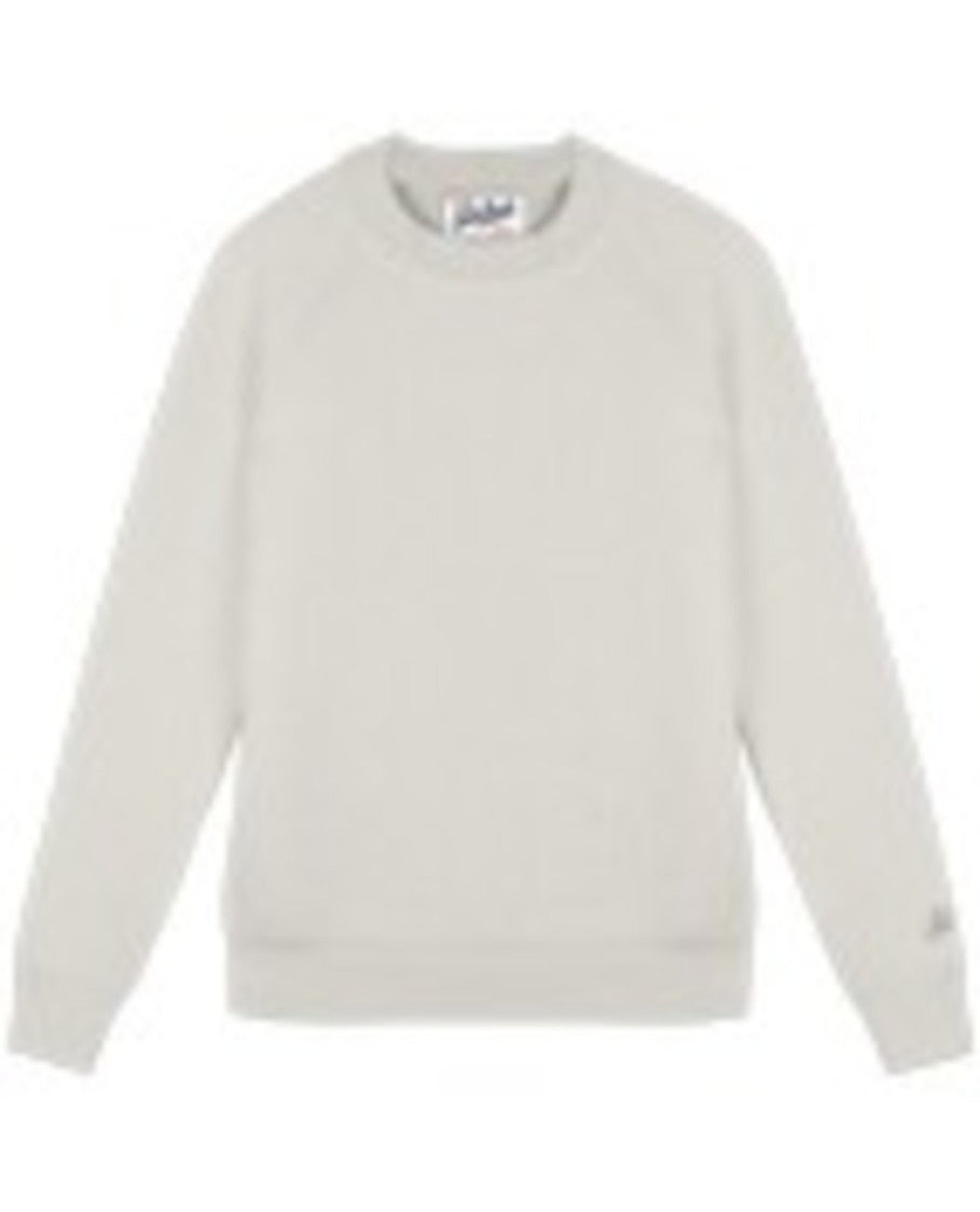 Mc2 Saint Barth White Marine Wool Sweater