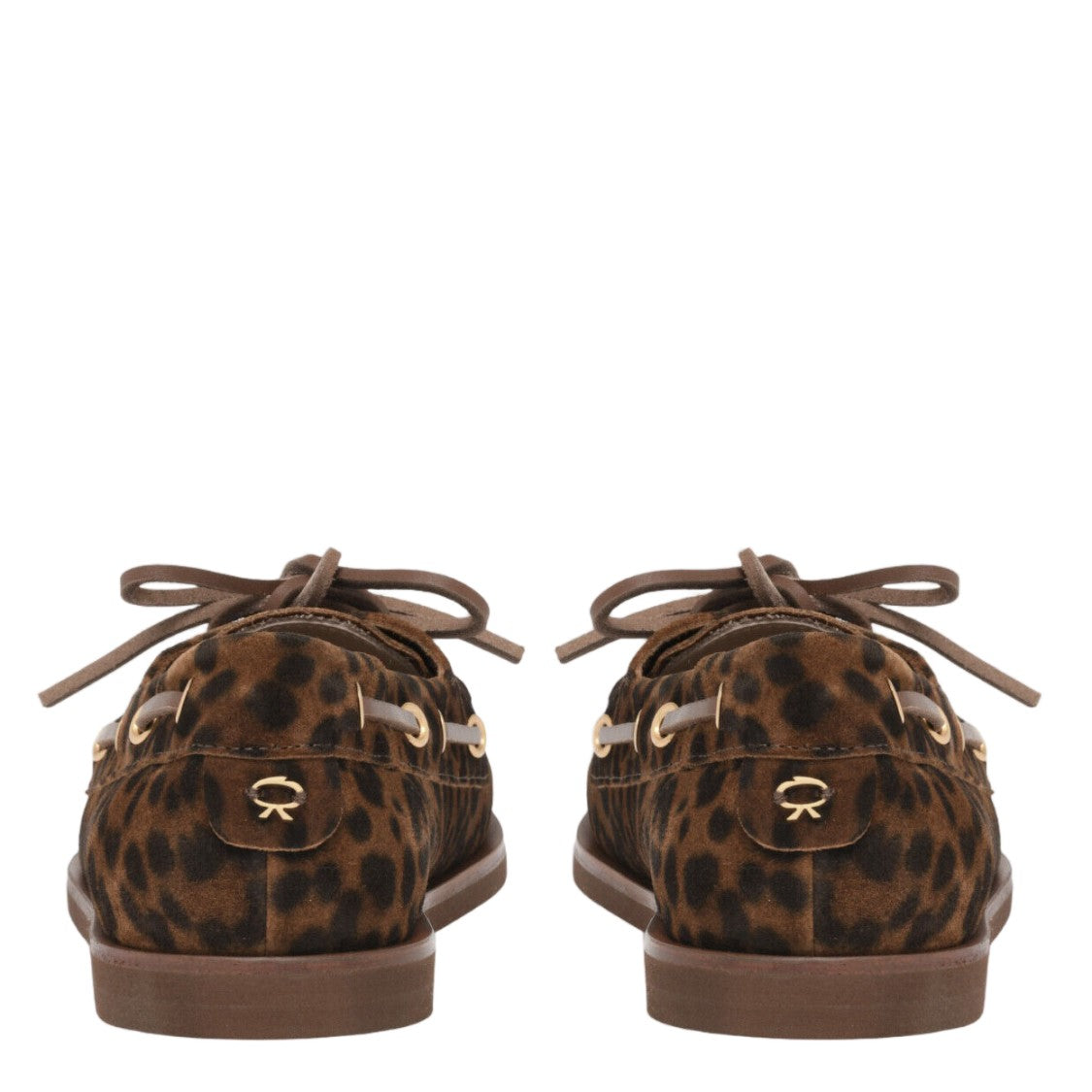 Gianvito Rossi Animal Print Leather Loafers