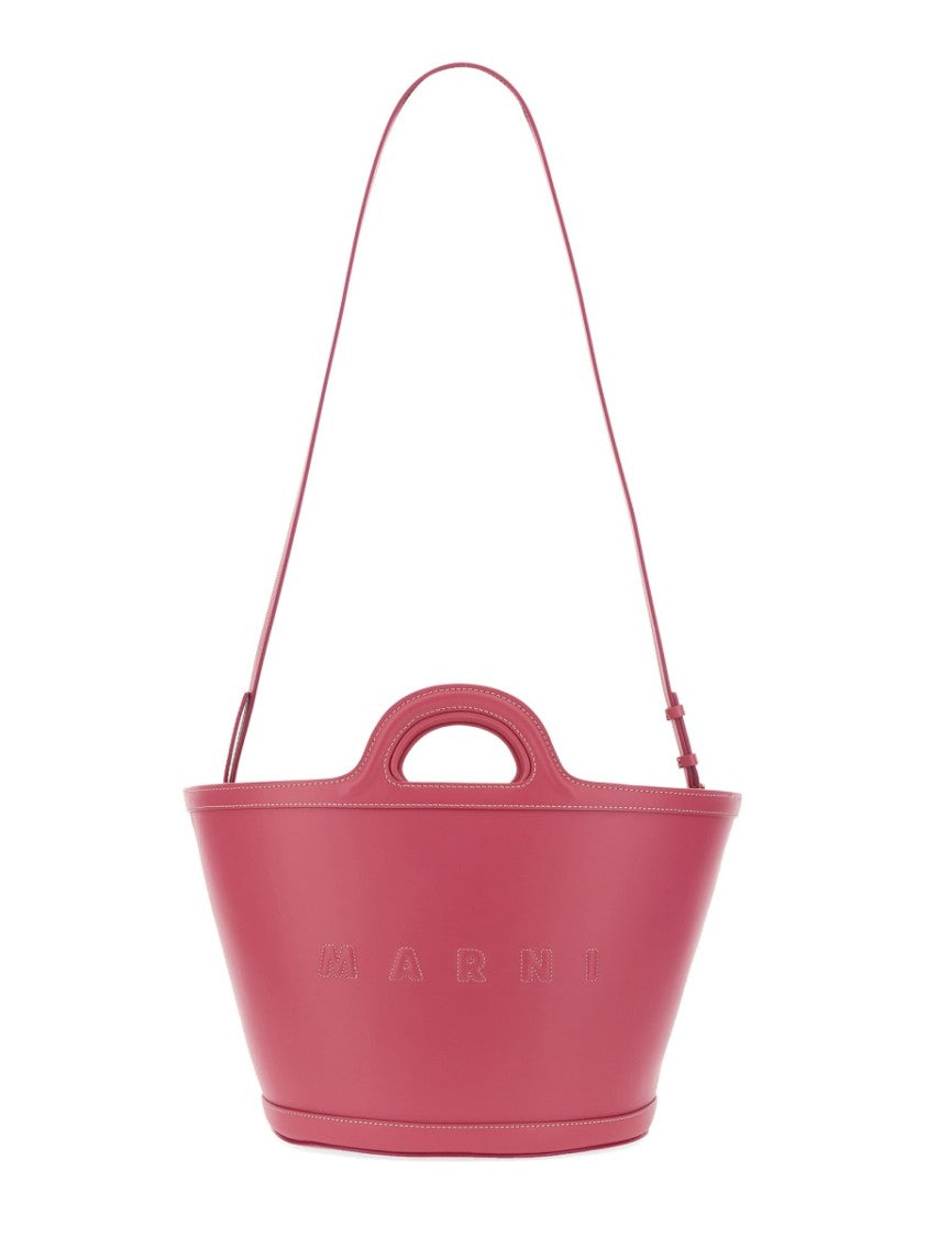 Marni Structured Shoulder Bag With Double Top Handle