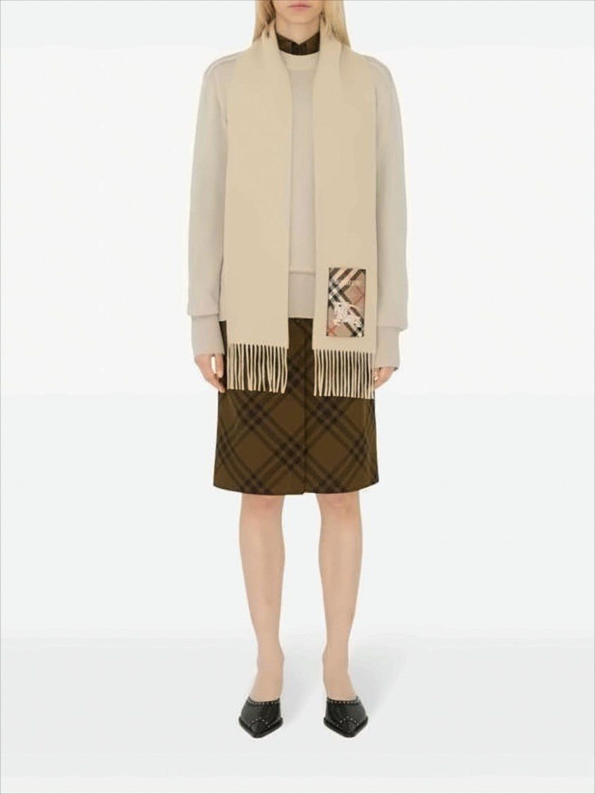 Burberry Light Beige Cashmere Scarf