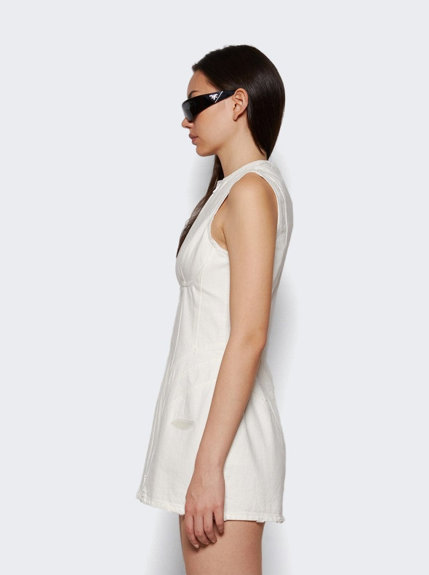 Natasha Zinko Perfect Body Jean Dress White