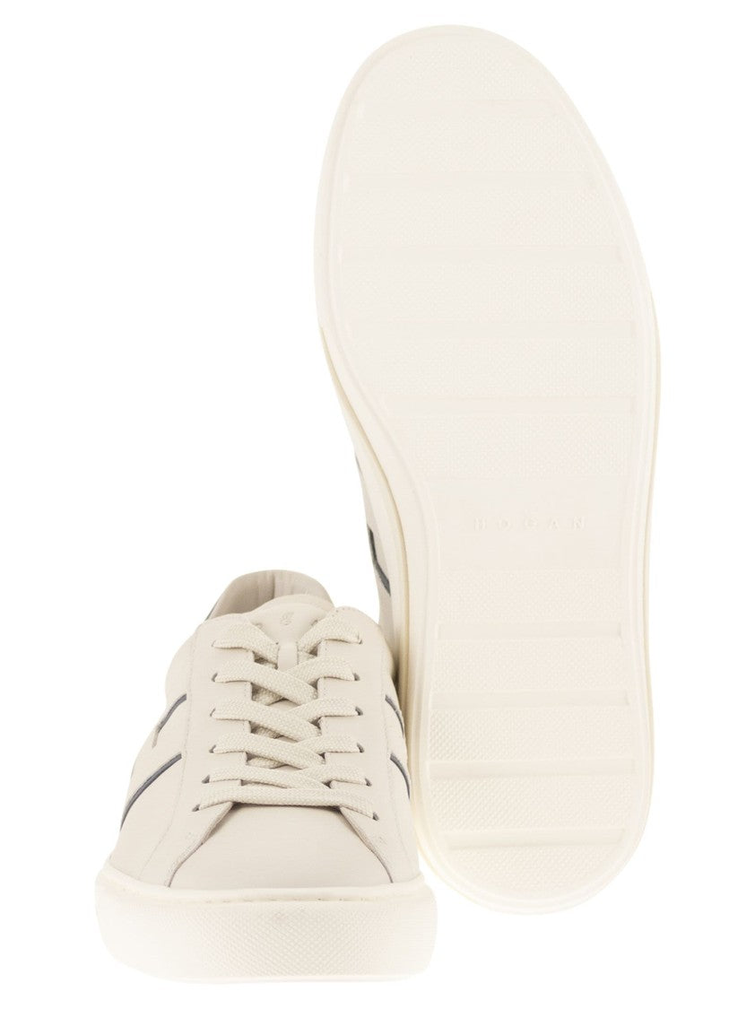 Hogan Rebel Leather Trainers With Memory Foam Insole