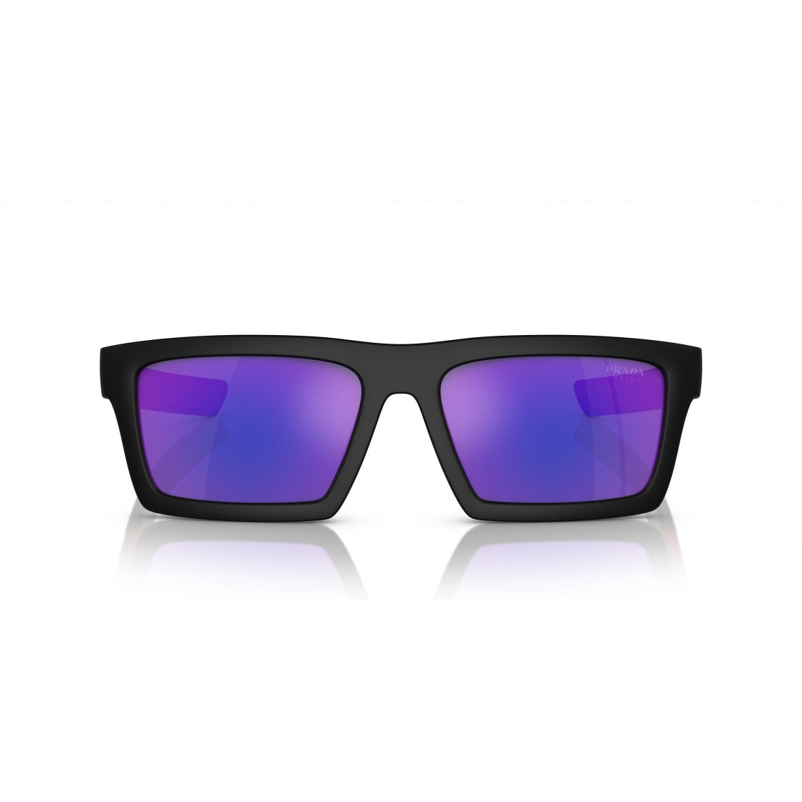 Prada Linea Rossa 0Ps 02Zsu Rectangular Matte Black Sunglasses