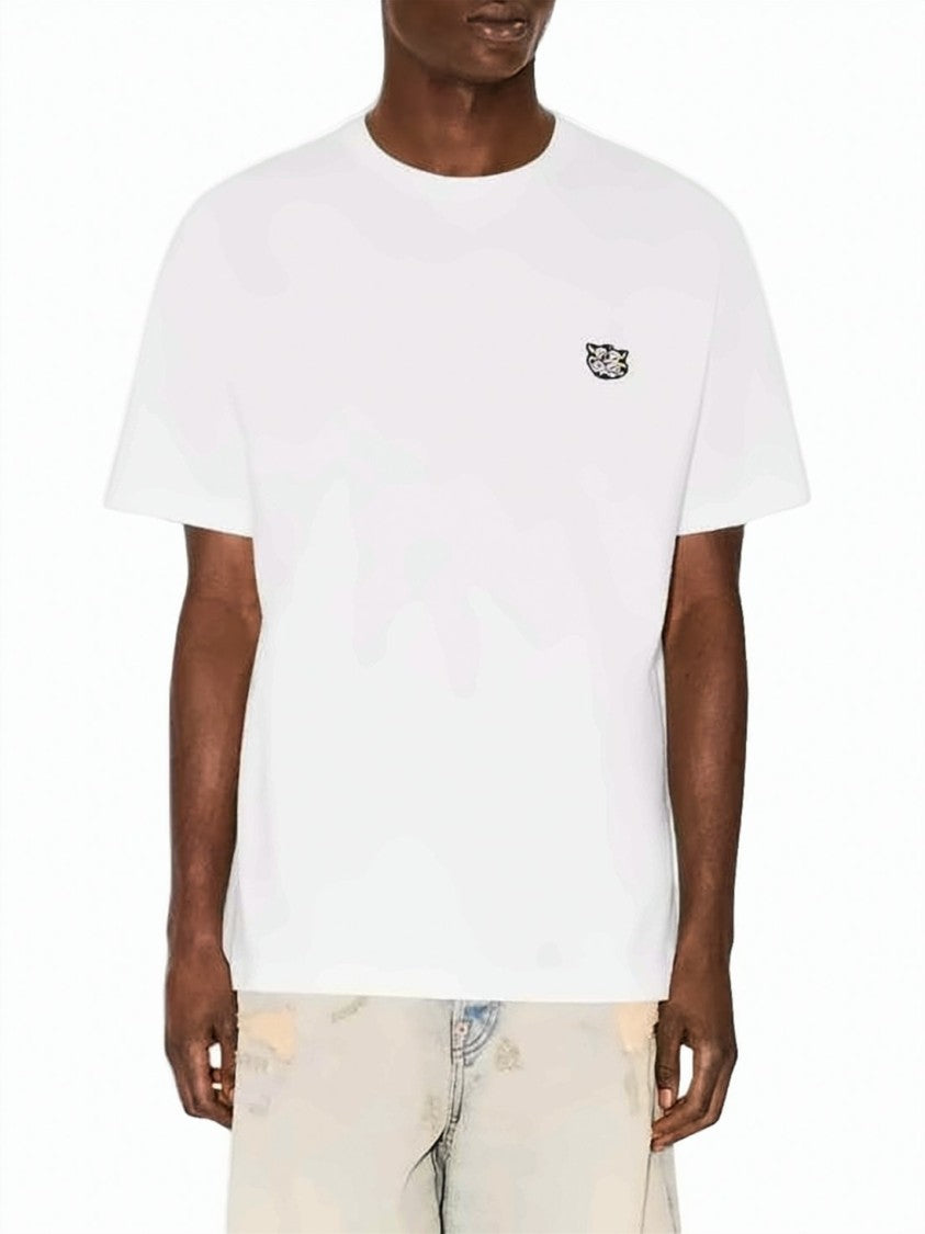 Kenzo Cotton Short-Sleeve T-Shirt With Embroidered Emblem