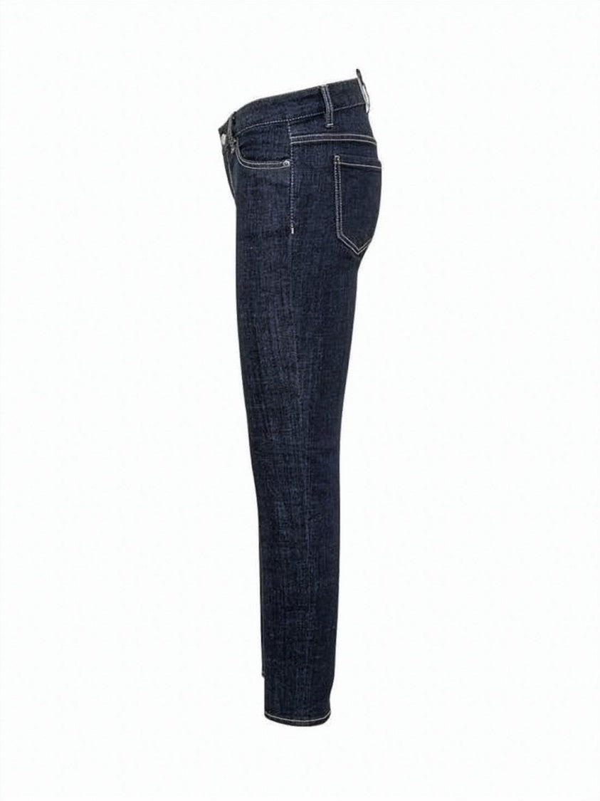 Dsquared2 Slim Tapered Denim Pants With Classic Five-Pocket Design