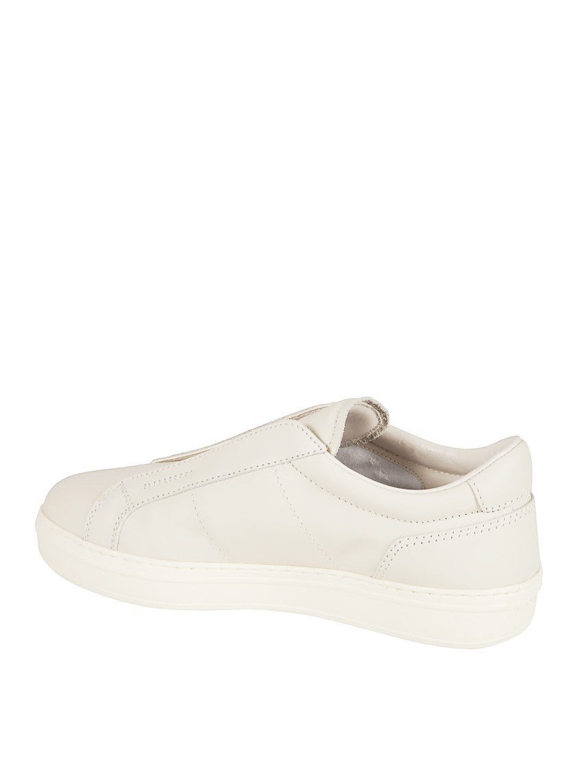 Hogan Leather H-Tv Sneakers With Memory Foam Insole And Embossed Logo