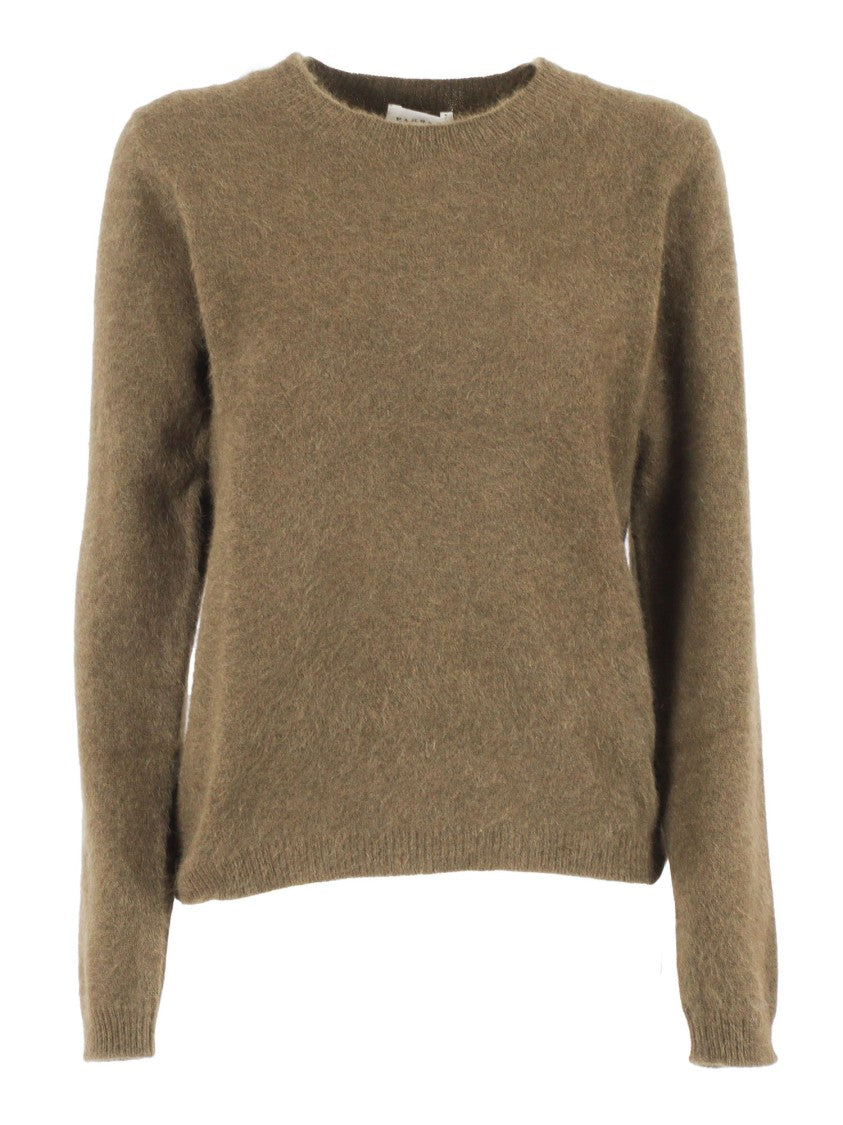 P.A.R.O.S.H. Lightweight Brown Sweater With Classic Round Neckline