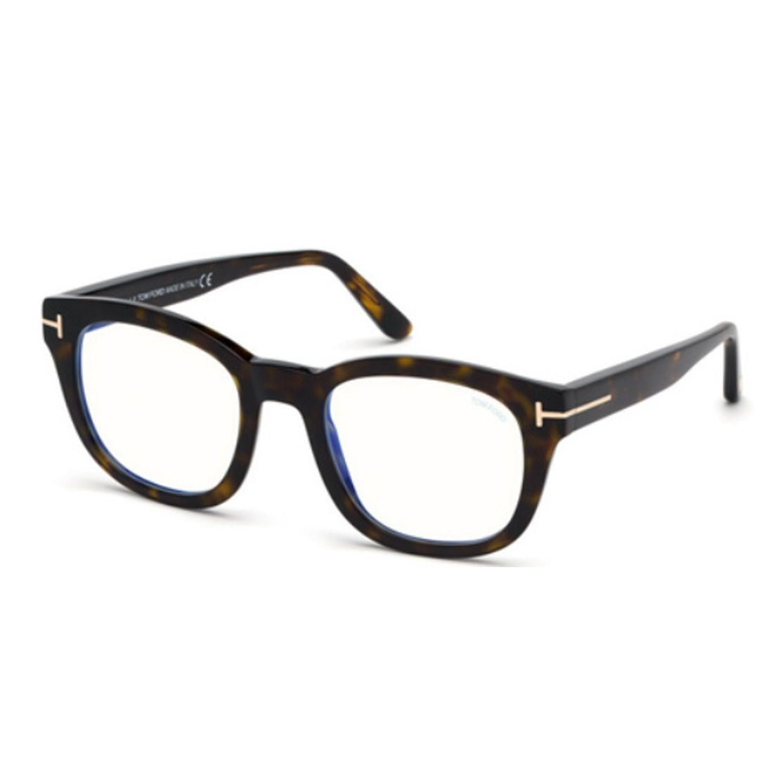 Tom Ford Ft5542-B Classic Tortoiseshell Square Frame Eyeglasses