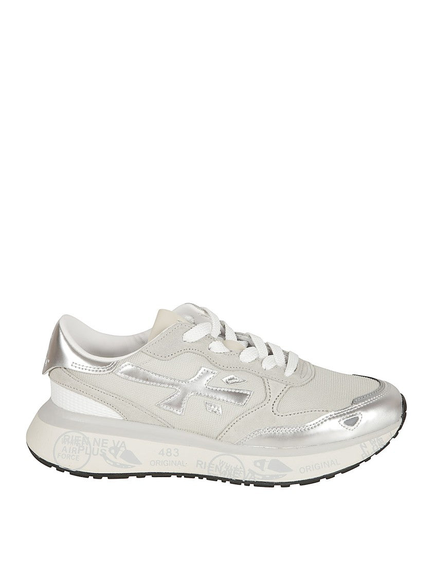 Premiata Retro-Inspired Sneakers With Silver-Plated Inserts