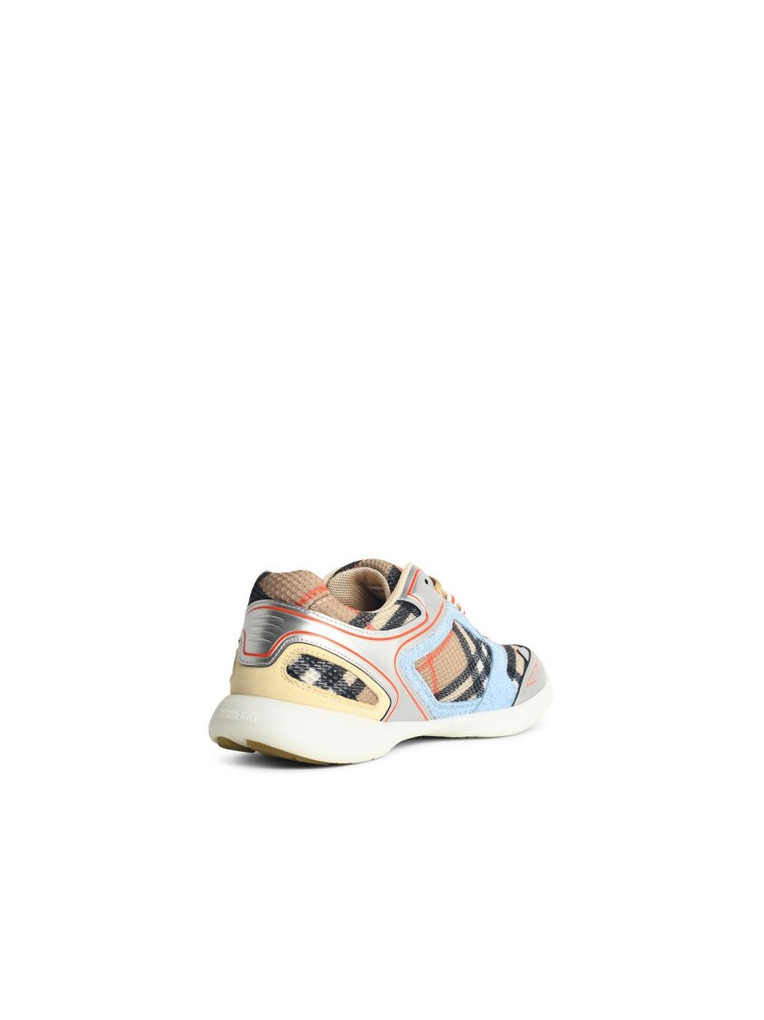 Burberry 'Matrix' Multicolor Leather Blend Sneakers