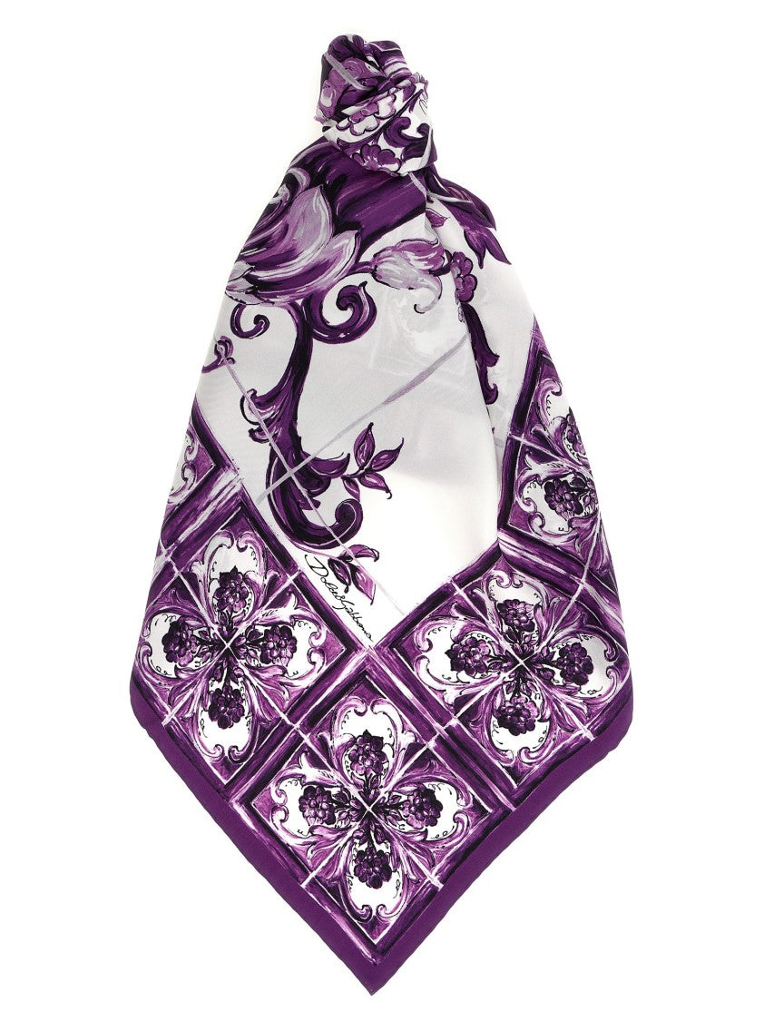 Dolce & Gabbana 'Maiolica' Print Scarf