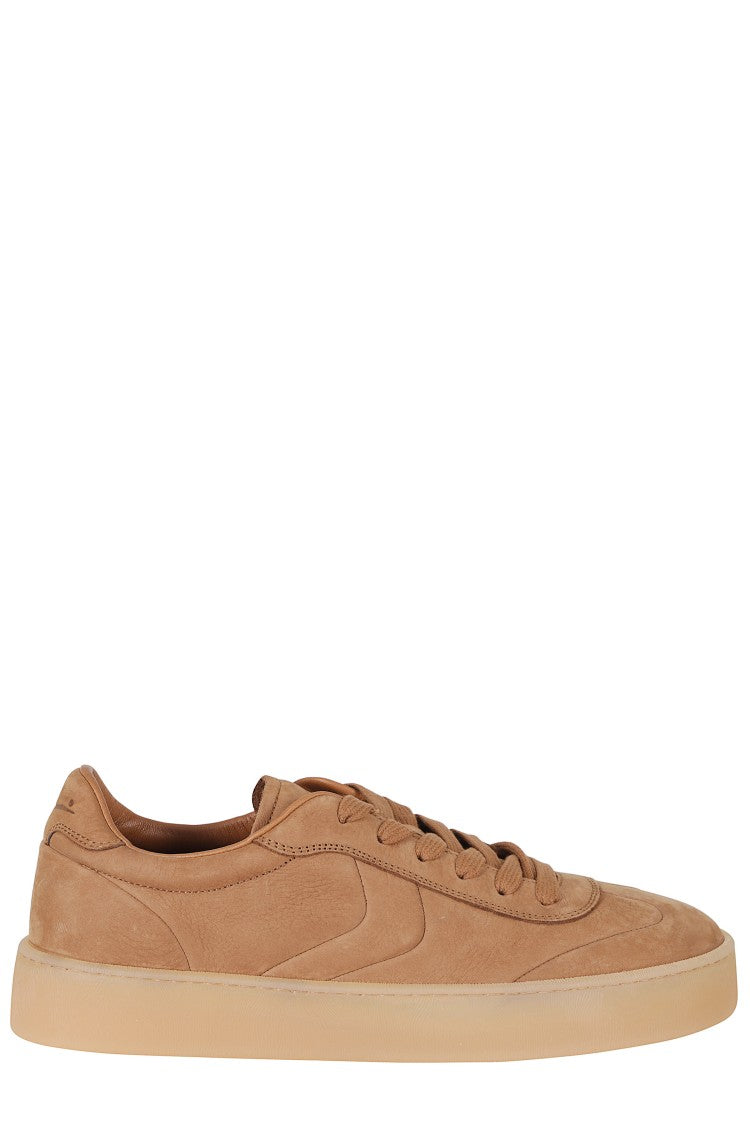 Voile Blanche Mind 02 Nubuck Leather Low-Top Sneakers
