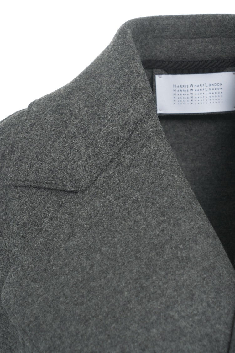 Harris Wharf London Coat With Belt At The Waist