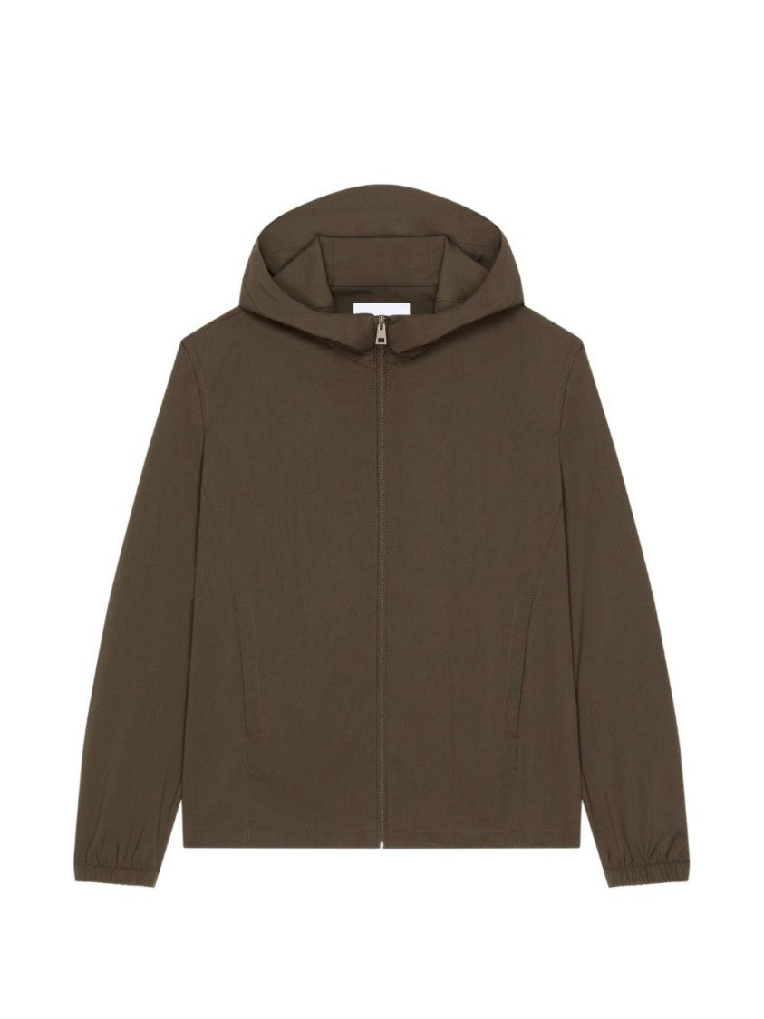 Givenchy Brown Minimalist Hooded Jacket