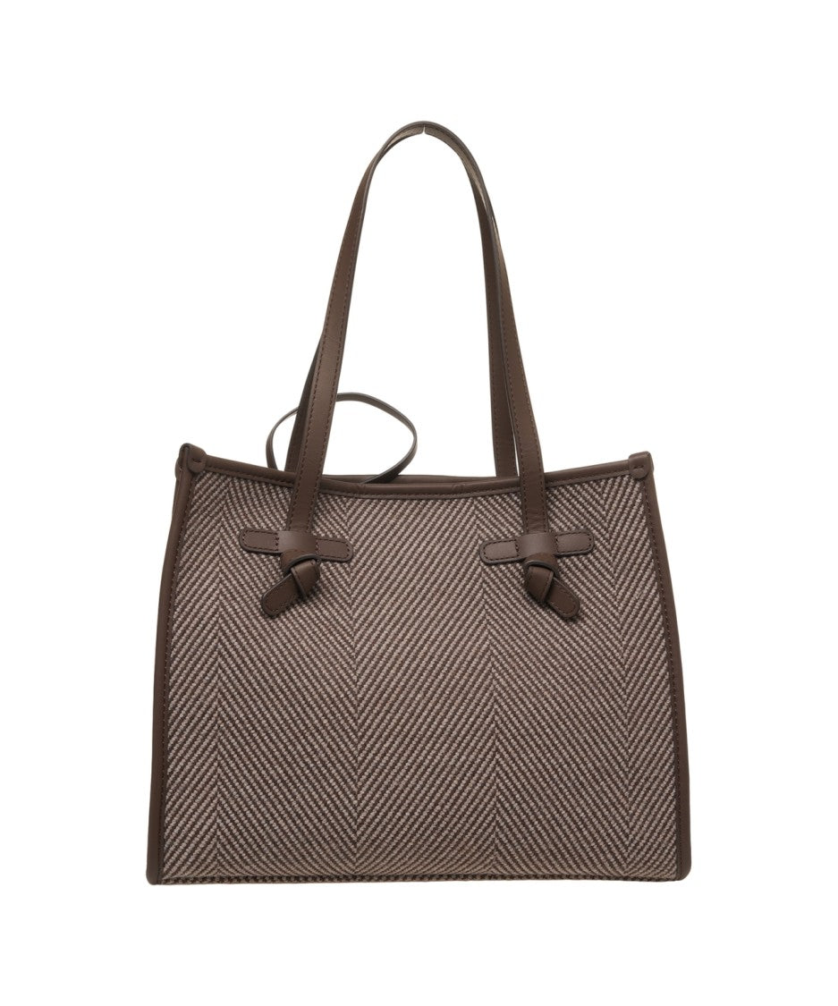 Gianni Chiarini Shopper With Leather Details