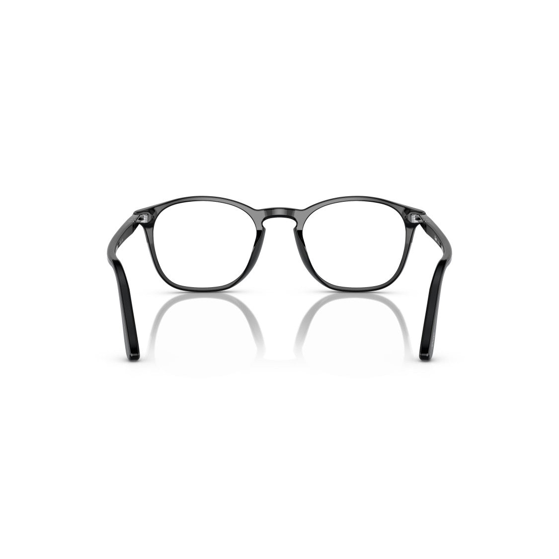 Persol 0Po3007v Rounded Square Frame Eyeglasses With Polished Finish