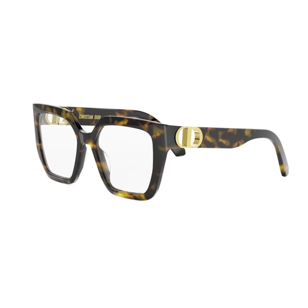 Dior 30Montaigneo S1i Tortoiseshell Oversized Square Frame Eyeglasses