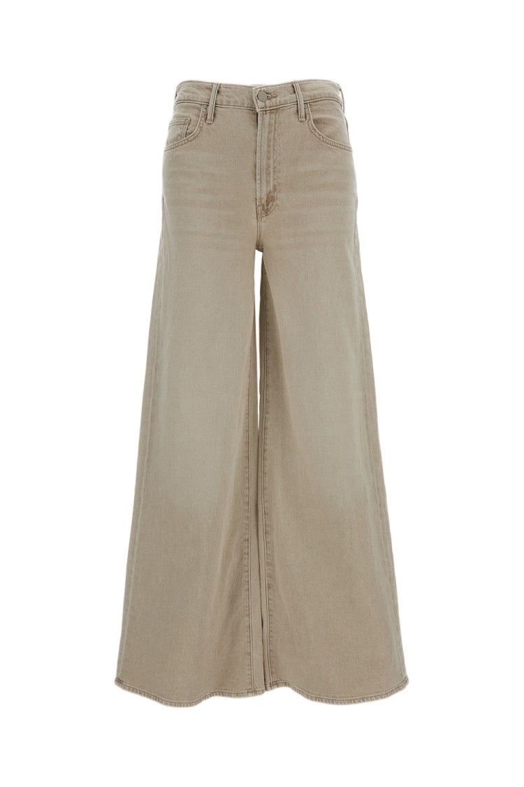 Mother High-Rise Wide-Leg Trousers With Classic 5-Pocket Design