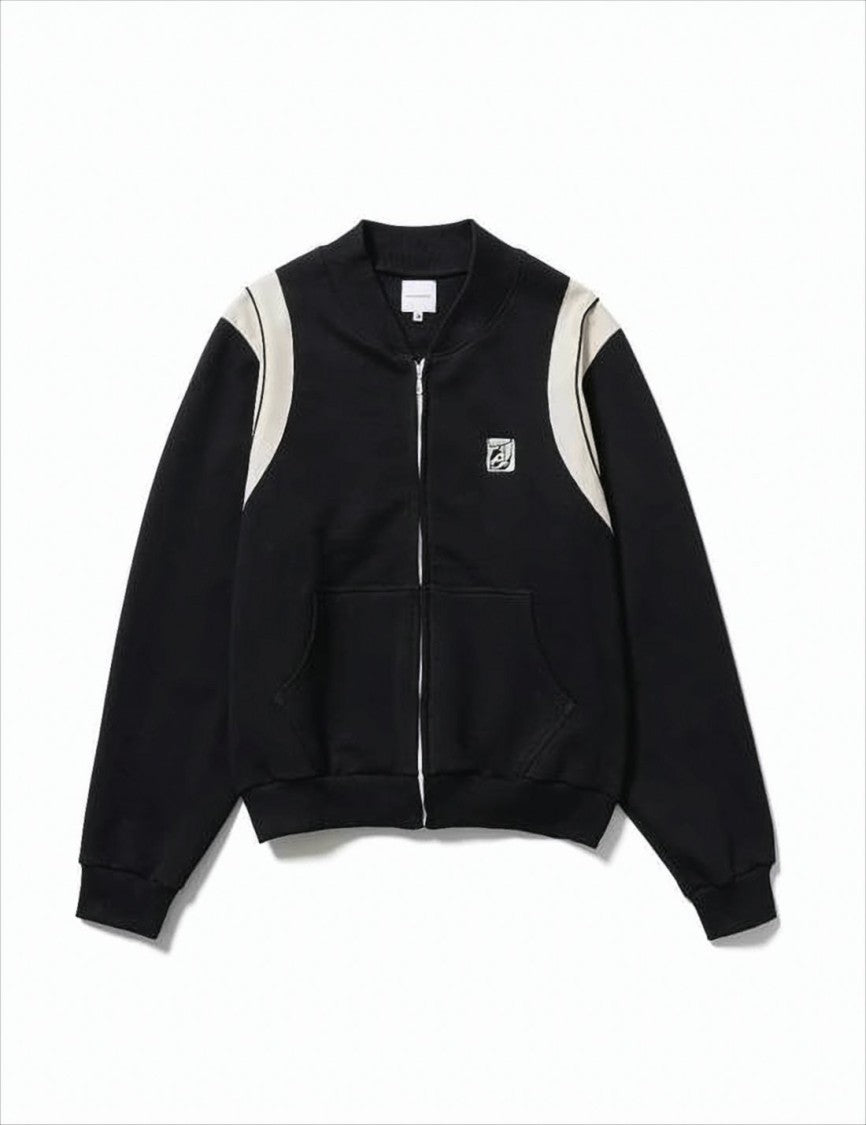 Sasquatchfabrix Contrast Panel Bomber Jacket With Emblem