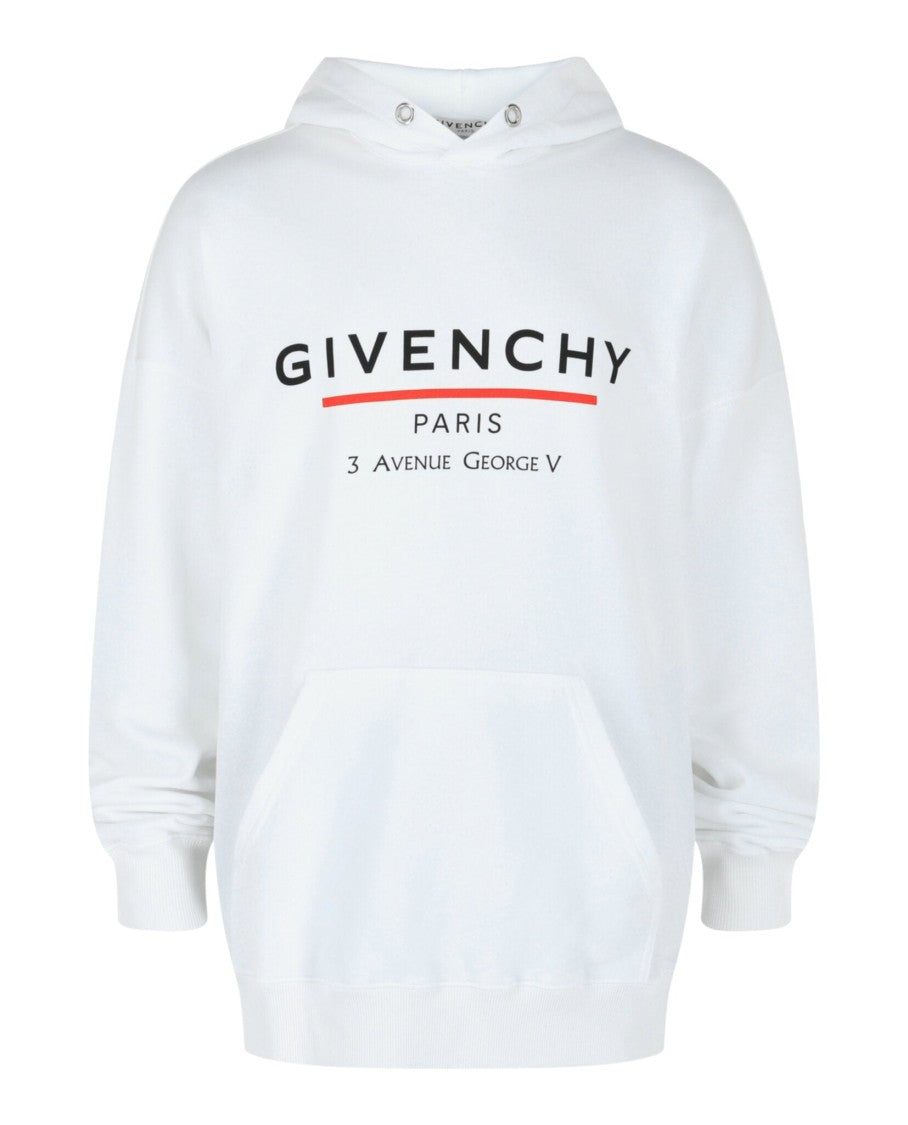 Givenchy Logo Graphic Print Hoodie