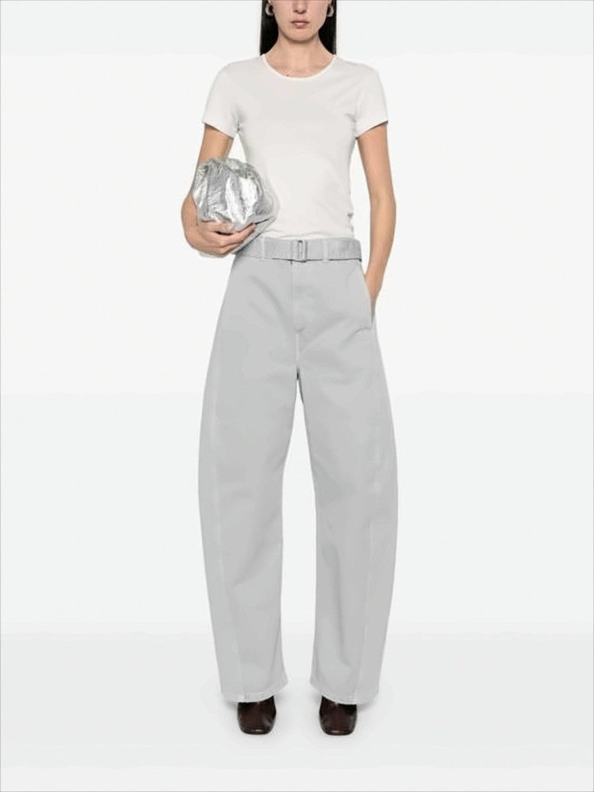 Lemaire Fitted White Cotton Short-Sleeve T-Shirt