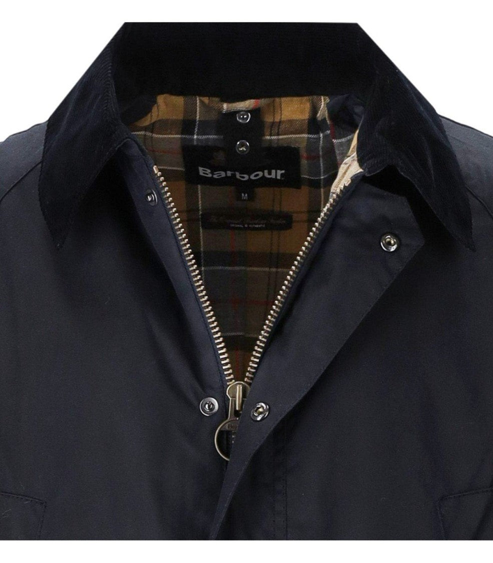 Barbour Ashby Wax Navy Blue Jacket