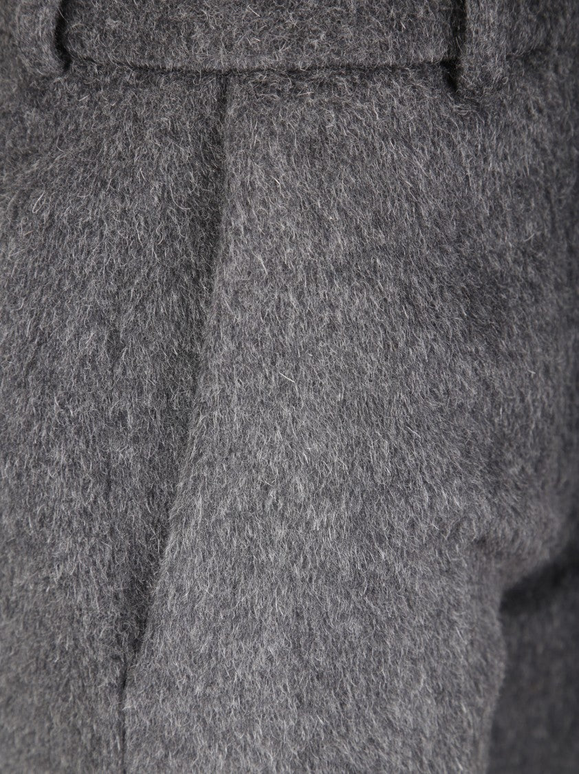 16Arlington Wool Blend Trousers With Ironed Crease