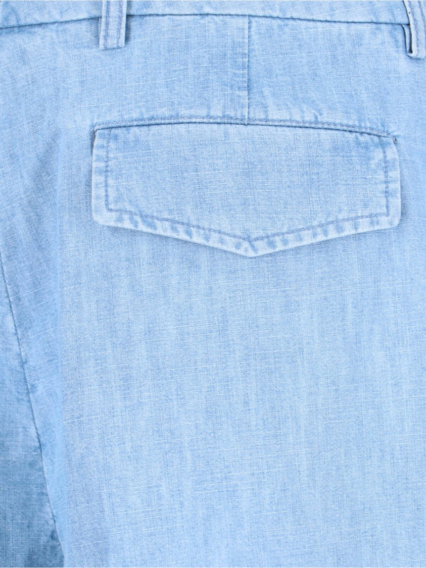Valentino Wide Jeans - Light Blue Denim