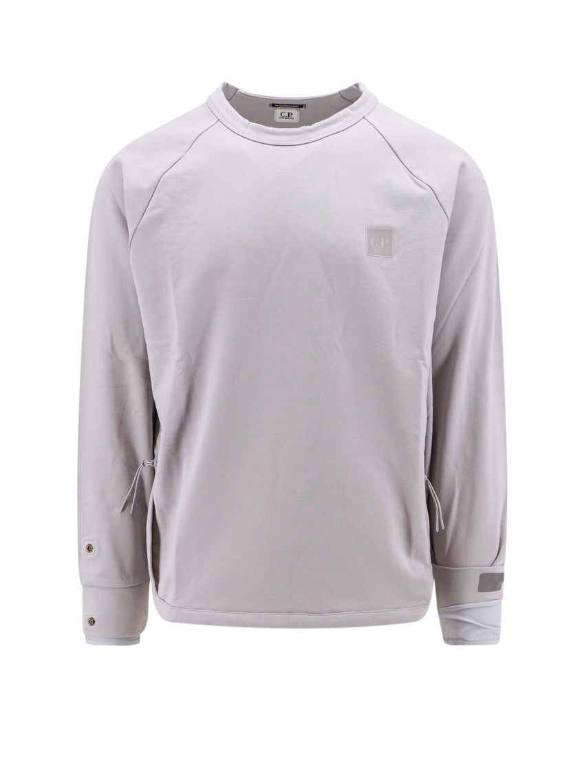 C.P. Company Stretch Cotton Sweatshirt With Logo Patch