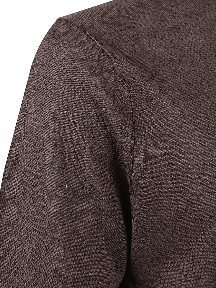 Ballantyne Brown Relaxed-Fit Crew Neck T-Shirt