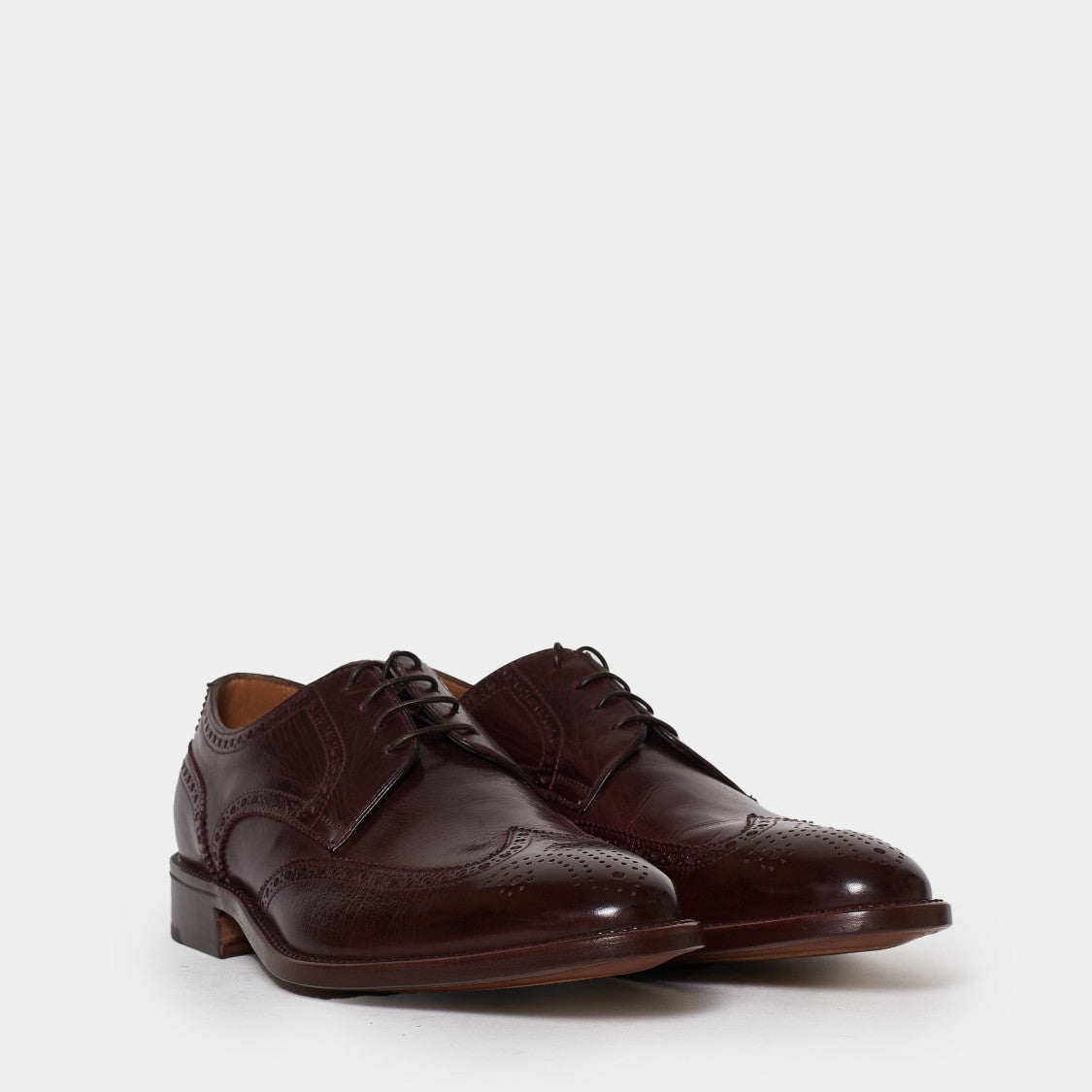 Gravati Hand-Sewn Laced Derby Model Shoe