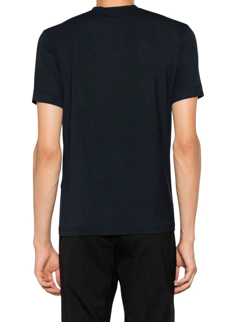 Giorgio Armani Fitted Crewneck Cotton T-Shirt