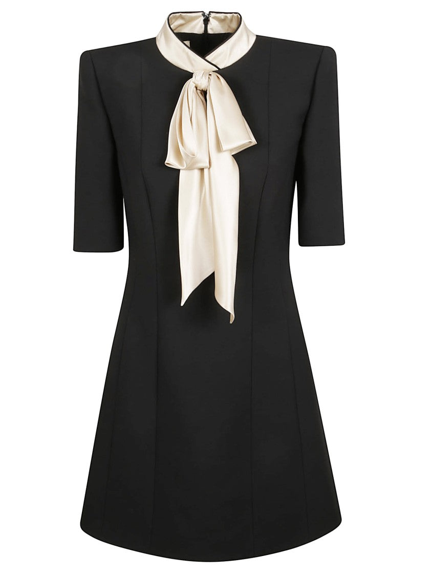 Valentino Garavani Structured Flared Mini Dress