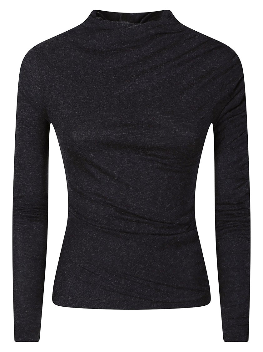 Pinko Loto Fitted Cotton Wool Turtleneck Sweater