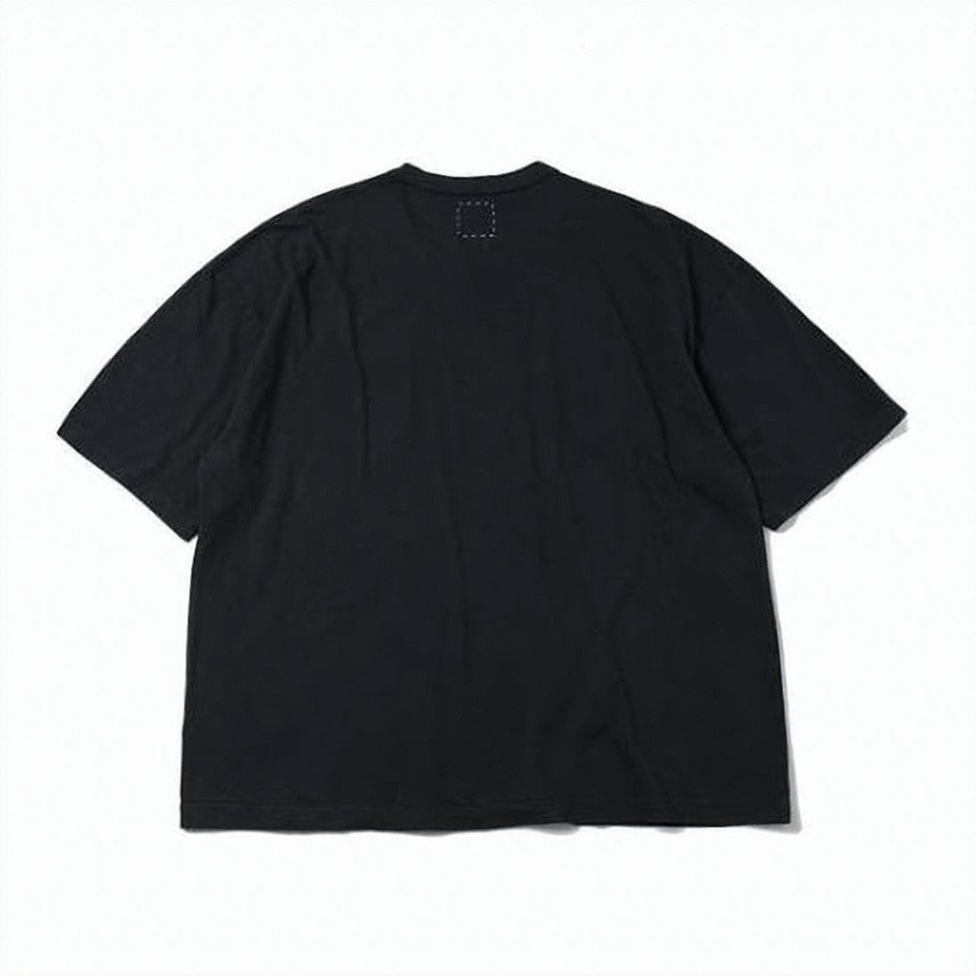 Visvim Relaxed Fit Black Short-Sleeved T-Shirt With Chest Pocket