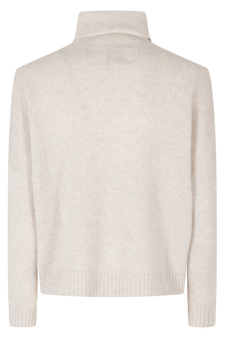 Kujten Tila Avena High-Neck Raglan Cashmere Sweater