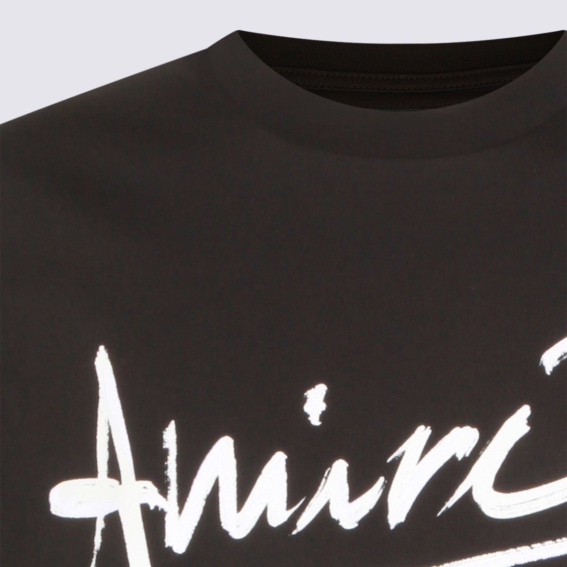 Amiri Black Cotton T-Shirt