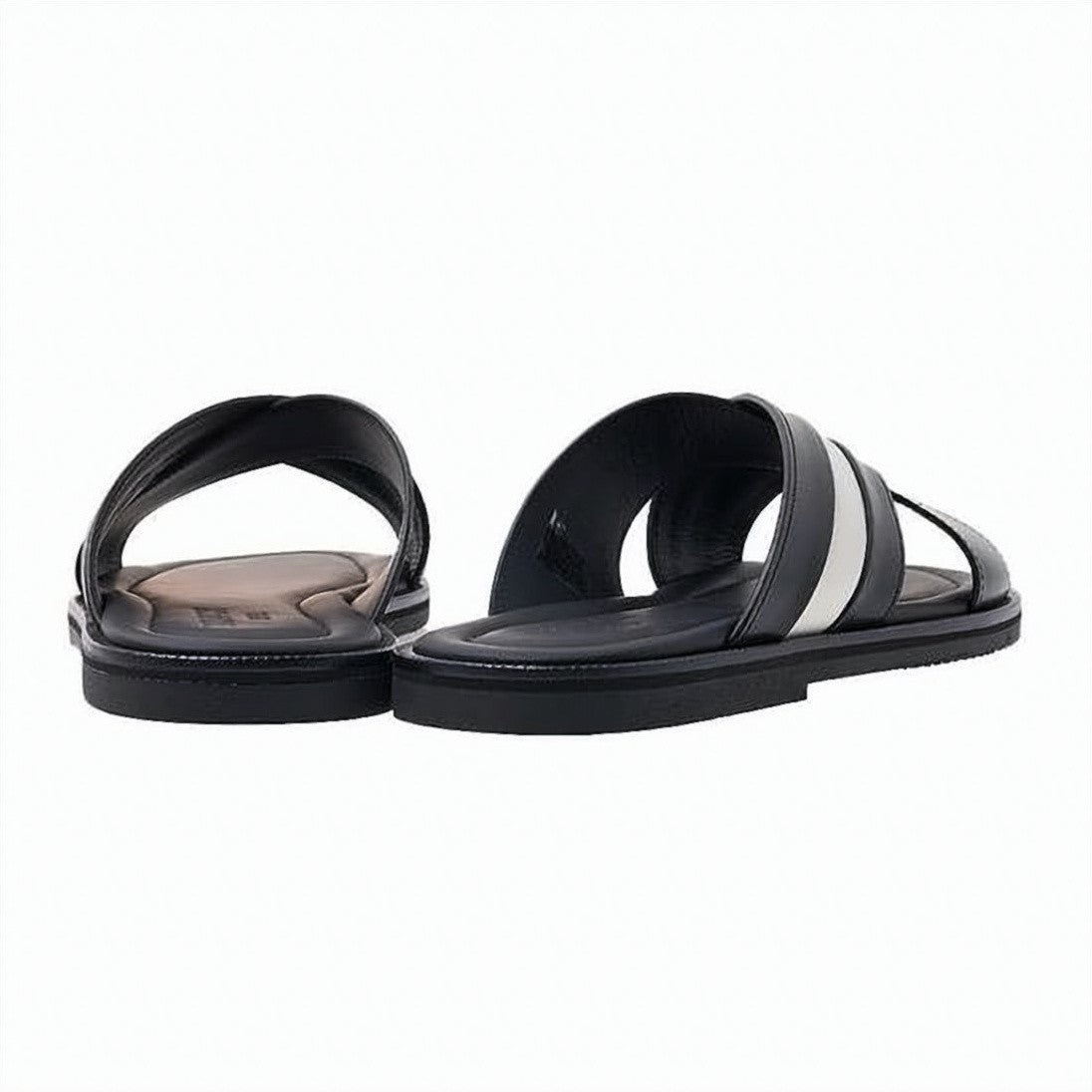 Bally Mules With Crossed Leather Straps